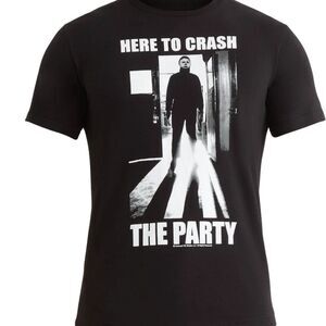 Halloween Michael Myers, "Here To Crash The Party," Graphic S/S T-Shirt